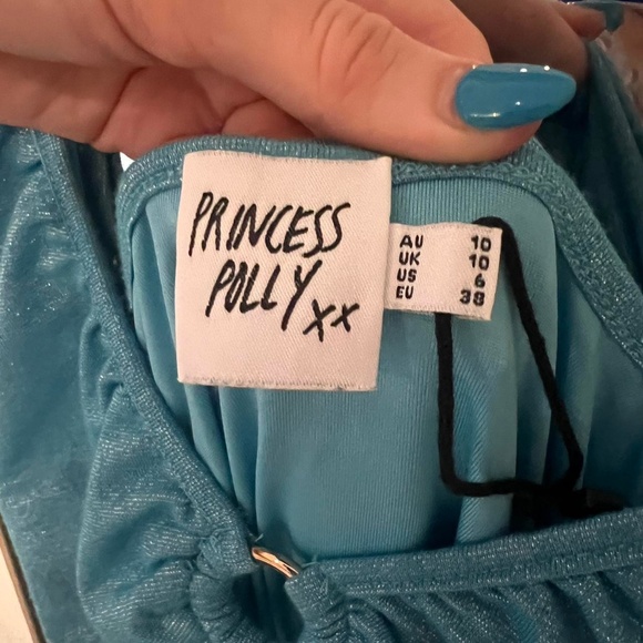 PRINCESS POLLY Blue Ring Dress - Picture 5 of 5